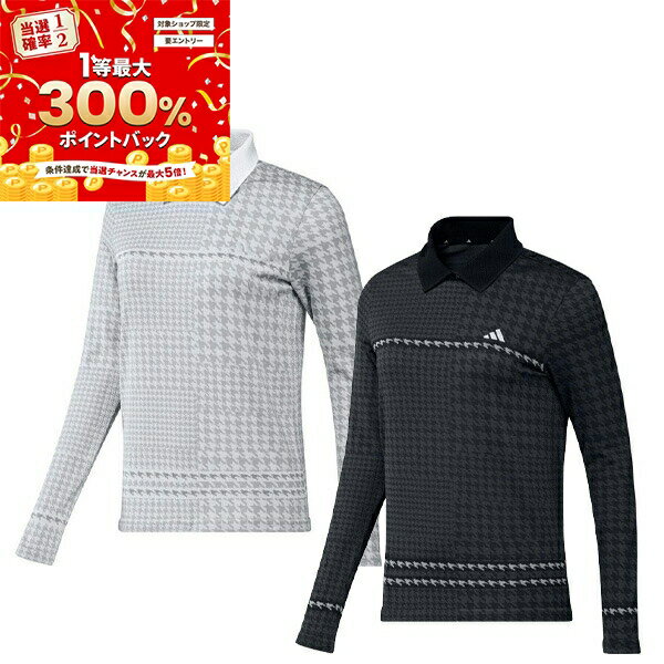 【★予告★スーパーSALE】当店エントリー&抽選で最大300％ポイントバック ！(営業日即日発送)　アディダス ゴルフ PRIMEKNIT サイドシームレス長袖シャツ JSB93 レディース 2024年秋冬