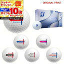 【★★スーパーSALEエントリーで当店全品P10倍UP★★】【オリジナルマークプリントボール(納期2-3日)】ブリヂストン レディ(LADY) ゴルフボール 1ダース(12球) 2025年モデル ターゲットラインB マーク入り