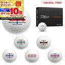 【★★スーパーSALEエントリーで当店全品P10倍UP★★】【オリジナルマークプリントボール(納期2-3日)】タイトリスト PROV1 ゴルフボール 1ダース(...