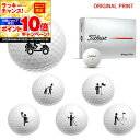 【★★スーパーSALEエントリーで当店全品P10倍UP★★】【オリジナルマークプリントボール(納期2-3日)】タイトリスト PROV1X ゴルフボール 1ダース...