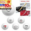 【★★スーパーSALEエントリーで当店全品P10倍UP★★】【オリジナルマークプリントボール(納期2-3日)】ダンロップ スリクソン 2025 New Z-STAR(ゼットスター) ゴルフボール 1ダース(12球) スマイルプリントB マーク入り