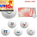 【★★スーパーSALEエントリーで当店全品P10倍!★★】【オリジナルマークプリント(納期2-3日)】ダンロップ SRIXON ソフトフィール レディ ゴルフボール 1ダース(12球入) 2025年モデル BADスマイルC マーク入り