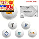 【★★スーパーSALEエントリーで当店全品P10倍UP★★】【オリジナルマークプリントボール(納期2-3日)】キャロウェイ SUPERFAST ゴルフボール 1ダース(15球入り) 2025年モデル ハロウィン マーク入り