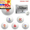 【★★スーパーSALEエントリーで当店全品P10倍UP★★】【オリジナルマークプリントボール(納期2-3日)】タイトリスト プロV1x レフトダッシュ(PROV...