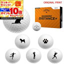 【★★スーパーSALEエントリーで当店全品P10倍UP★★】【オリジナルマークプリントボール(納期2-3日)】キャロウェイ WARBIRD DISTANCE+ ...