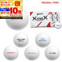 【★★スーパーSALEエントリーで当店全品P10倍!★★】【オリジナルオウンネームプリント(納期5-7日)】ダンロップ SRIXON XMAX(エックスマックス) ゴルフボール 1ダース(12球入) 2024年モデル 名入れプリント