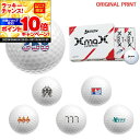 【★★スーパーSALEエントリーで当店全品P10倍!★★】【オリジナルマークプリントボール(納期2-3日)】ダンロップ SRIXON XMAX(エックスマックス) ゴルフボール 1ダース(12球入) 2024年モデル ゾロ目 マーク入り