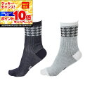 【★★スーパーSALEエントリーで当店全品P10倍UP★★】フットジョイ FS22FSHW1 ハウンドトゥース ウォームクルーソックス レディース フリー22-24cm ゴルフソックス@ls@