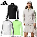 (営業日即日発送) (クリアランス大処分セール!) アディダス ゴルフ スリーストライプス トラック ドライジャケット IKK51 レディース ウェア 2024年春夏(outret)