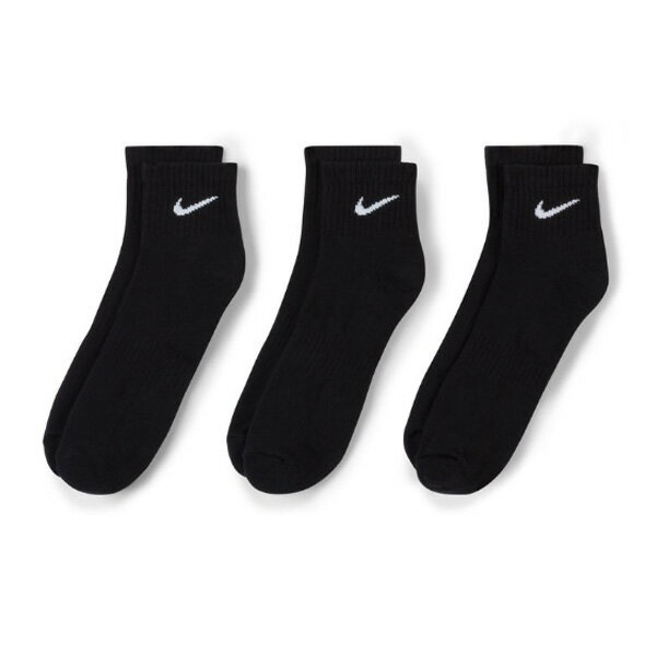 【検索用ワード】NIKE ソックス SOCKS 靴下 3枚セット 3足組 ゴルフ小物 メンズ men 男性用 レディース ウィメンズ ladies women 女性用 @men@ @ls@商品名 ナイキ 3P エブリデイ クッション クウォーター ソックス 3足組 SX7667 ブラック/ホワイト カラー (010)ブラック/ホワイト サイズ 21-23cm 23-25cm 25-27cm 27-29cm 素材 コットン71%、ポリエステル26%、スパンデックス2％、ナイロン1％ 商品説明 ●快適にサポート。 ナイキ エブリデイ クッションド ソックスで、ワークアウトを全力で乗り切ろう。 厚手のテリー素材を使ったソールがフットドリル時やリフティング時の快適性を高め、リブ仕様のアーチバンドが足中央部を包み込み、サポート力のある履き心地を提供します。 Dri-FITテクノロジーが足をさらりと快適な状態にキープ。 厚手のテリー素材を使ったソールが快適にフィットして衝撃を吸収。 リブ仕様のアーチバンドが土踏まず周辺をしっかりとサポート。 足首を覆う1/4レングスのシルエット。 ※洗濯機洗い可能 【検索用ワード】NIKE ソックス SOCKS 靴下 3枚セット 3足組 ゴルフ小物 メンズ men 男性用 レディース ウィメンズ ladies women 女性用 @men@ @ls@