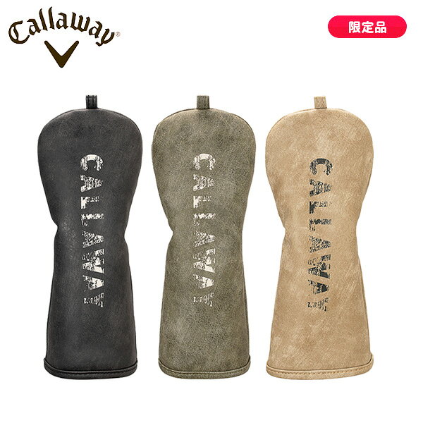 (営業日即日発送)(限定品)【ヴィンテージ風デザイン！】キャロウェイ(Callaway) SP-003 ユーティリティ用ヘッドカバー FW 26 JM メンズ レディース 2026年秋冬