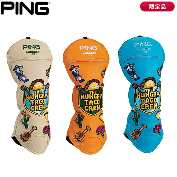 (9月中旬 予約販売)(限定品)ピンゴルフ(PING) タコスヘッドカバー フェアウェイウッド用 HC-N2621 メンズ レディース 2026年秋冬