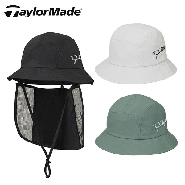 【検索用ワード】 TaylorMade golf テーラーメイド ゴルフ hat headwear ハット 帽子 ゴルフハット ゴルフウェア ウエア アパレル 2026 SS 春夏 メンズ men 男性用 @men@商品名 テーラーメイド サンシェード ハット TL684 M SUNSHADE HAT カラー M20806 ブラック M20807 コンクリート M20808 ティール 素材 本体/ナイロン100% カバー/ポリエステル100% サイズ 58cm 特長 首元の日焼けに配慮したサンシェード付きのハット。サイドパネルにはスクリプトロゴがプリントされシャープでカジュアルな印象に。 ●吸汗速乾スベリ、UVケア(本体 ・カバーUPF50+　※メッシュ部分を除く) 【検索用ワード】 TaylorMade golf テーラーメイド ゴルフ hat headwear ハット 帽子 ゴルフハット ゴルフウェア ウエア アパレル 2026 SS 春夏 メンズ men 男性用 @men@