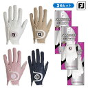 【7/15まで最大10%OFFクーポン】(取寄) 【3枚セット】フットジョイ ナノロック レディ ゴルフグローブ FGNL4PR 両手用 レディース 2025年...