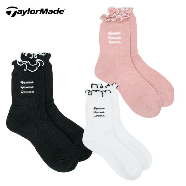 ★★11/1までガチ得クーポン発行中★★★クリアランス大処分セール★ テーラーメイド W フリルミドルソックス UN588 レディース 2025年春夏（outret）