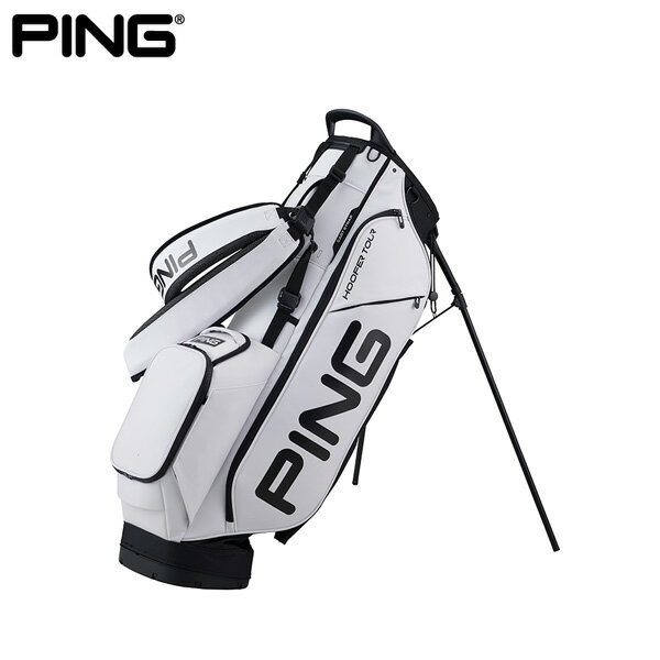 PING キャディバッグ スタンド型　ネイビー HOOFER VANTAGE 中古 (ピン) PING HOOFER VANTAGE 8.5型 スタンド( NVxBKxGY)(キャディ