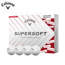 (数量限定)キャロウェイ SUPERSOFT LOVE LOGO (スーパーソフト ラブロゴ) ゴルフボール 1ダース(12球入り) 2025年モデル(日本正規...