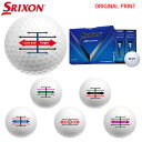 【7/15まで最大10%OFFクーポン】【オリジナルマークプリントボール(納期2-3日)】ダンロップ SRIXON AD SPEED 3 ゴルフボール 1ダース(12球入)2024年 ターゲットライン マーク入り