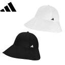 【7/11まで最大4600円ガチ得クーポン】(営業日即日発送)アディダス ゴルフ ワイドブリムキャップ KVX76 レディース 2025年春夏