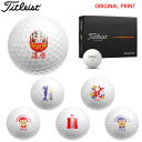 【オリジナルマークプリントボール(納期2-3日)】タイトリスト PROV1 ゴルフボール 1ダース(12球入り) 2025年モデル 祝 還暦 古希 プリント入り