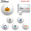 【7/15まで最大10%OFFクーポン】【オリジナルマークプリントボール(納期2-3日)】タイトリスト PROV1X ゴルフボール 1ダース(12球入り) 2025年モデル ハロウィン マーク入り