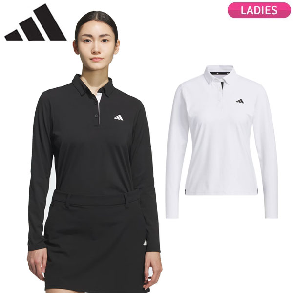 (営業日即日発送)アディダス ゴルフ(adidasGOLF) COLD .RDY ストレッチ 長袖ボタンダウンシャツ JWK16 レディース ウェア 2025年秋冬
