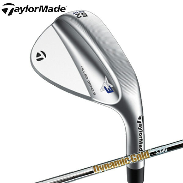 (ポイント10倍)(営業日即日発送)テーラーメイド(TaylorMade) ミルドグラインド3 クローム ウェッジ(スタンダードバウンス) ダイナミックゴールド(HT) シャフト 2021年モデル(日本正規品)