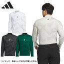 【エントリーでポイント3倍!】(営業日即日発送)アディダスゴルフ コードカオス モックネック 長袖シャツ KSL86 メンズ 2024年秋冬