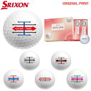 【7/11まで最大4600円ガチ得クーポン】【オリジナルマークプリントボール(納期2-3日)】ダンロップ SRIXON ソフトフィール レディ ゴルフボール 1...