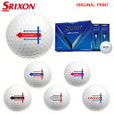 【7/11まで最大4600円ガチ得クーポン】【オリジナルマークプリントボール(納期2-3日)】ダンロップ SRIXON AD SPEED 3 ゴルフボール 1ダース(12球入)2024年 ターゲットラインB マーク入り