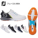 (営業日即日発送)(クリアランス大処分セール!)フットジョイ FUEL フューエル BOA(ボア) メンズ ゴルフシューズ BOAタイプ スパイクレス W(ワイ...
