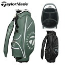 ★9/15まで最大10%OFFガチ得クーポン★(営業日即日発送)テーラーメイド サークルロゴ キャディバッグ UN747(9.5型 3.2kg) メンズ レディース 2025年秋冬追加色