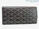 【美品】ゴヤール　GOYARD　ヴァレンヌ　二つ折り長財布　ブラック イエロー　PVC レザー　APM VARENNE 01　【中古】の商品画像