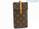 【激レア新品同様】ルイヴィトン LOUIS VUITTON モノグラム ボックス フォンケース マルチケース フォンポーチ iPhoneケース 小物入れ ポーチ M68523 【中古】