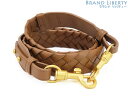 【未使用】ボッテガ ヴェネタ BOTTEGA VENETA イントレチャート ショルダーストラップ 35mm ブラウン ラムレザー 567375 【中古】