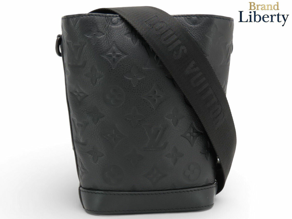 乐天商城 - 【ほぼ新品】ルイヴィトン LOUIS VUITTON モノグラム シャドウ ノエ スリング 巾着型 2WAY 肩掛け 斜め掛け ショルダーバッグ ボディバッグ ドローストリングバッグ ブラック カーフレザー M82248　【中古】