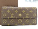 【未使用】ルイヴィトン LOUIS VUITTON モノグラム ポルトフォイユ インターナショナル 三つ折り長財布 ダークブラウン M61217 M61215 ...