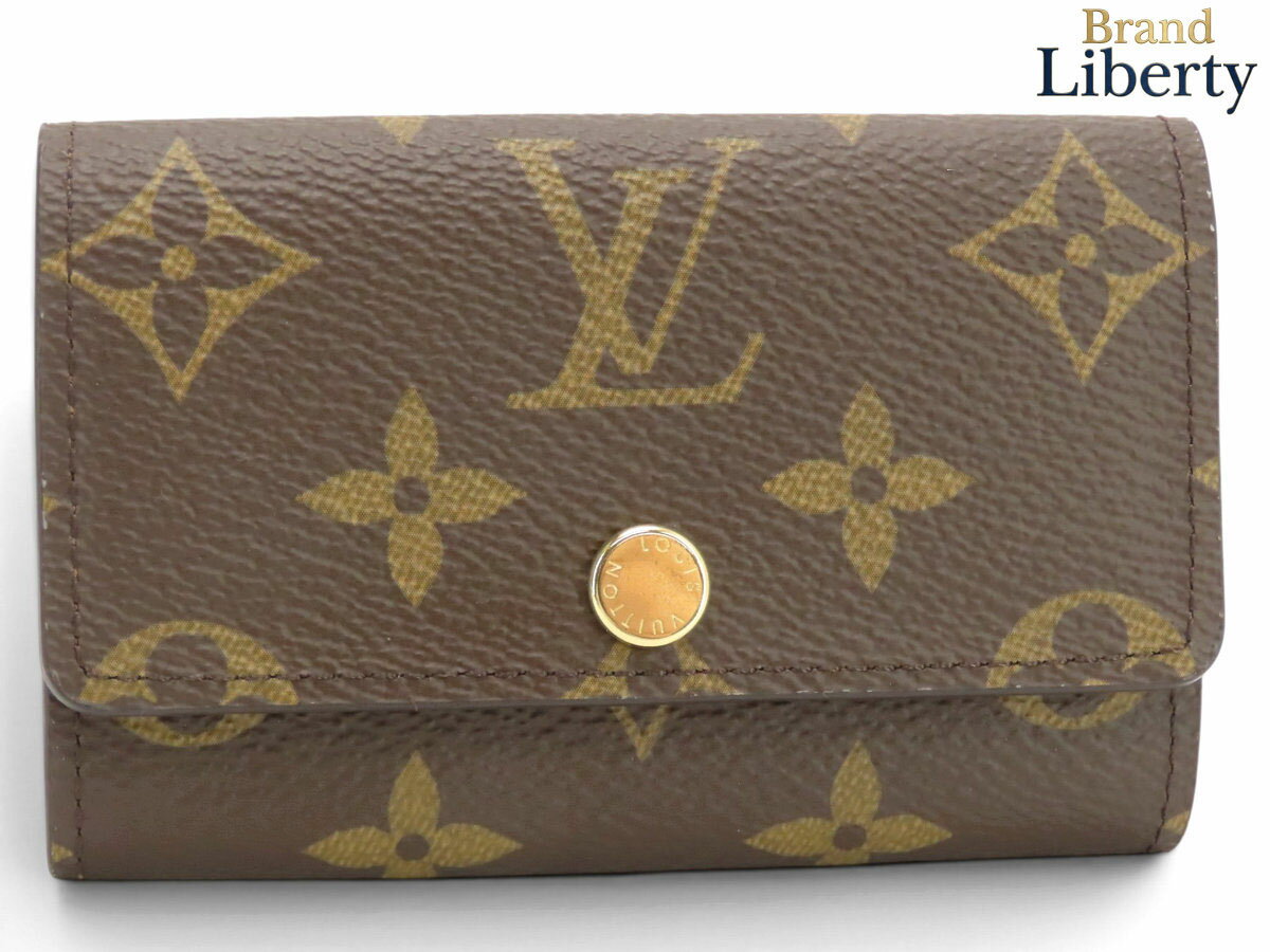 Rakuten - 【未使用】ルイヴィトン LOUIS VUITTON モノグラム ミュルティクレ6 6連キーケース キーリング キーホルダー ダークブラウン PVC レザー M62630　【中古】