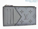 【美品】ルイヴィトン　LOUIS VUITTON　タイガラマ モノグラム　コインカード ホルダー　カードケース　パスケース　コインケース　コインパース　小銭入れ　シルバー　M30839　【中古】