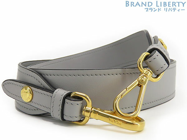 【未使用】プラダ　PRADA　レザー　ショルダーストラップ　調節不可　3.5CM　グレー　【中古】のサムネイル