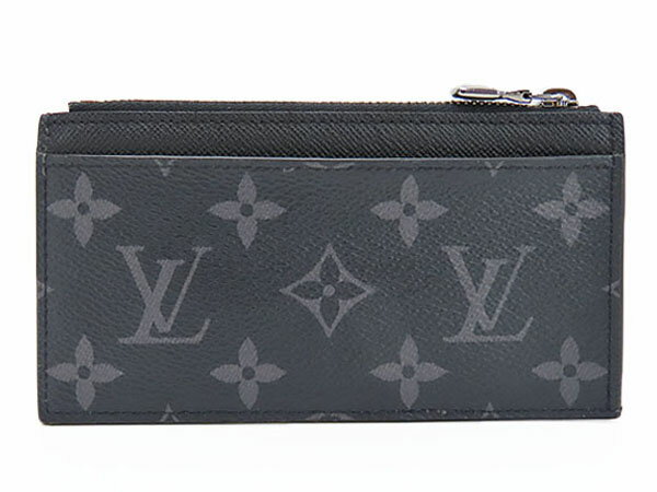 【美品】ルイヴィトン　LOUIS VUITTON　タイガラマ モノグラム エクリプス リバース　コインカード　ホルダー　カードケース　パスケース　コインケース　コインパース　小銭入れ　ノワール ブラック グレー　M69533　【中古】 2