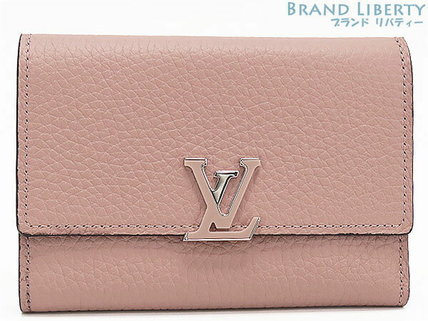 Rakuten - 【外超美品】ルイヴィトン　LOUIS VUITTON　パルナセア　ポルトフォイユ カプシーヌ コンパクト　三つ折り財布　コンパクト財布　マグノリア ピンク　トリヨンレザー　M62156　【中古】