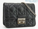 【外超美品】クリスチャン ディオール Christian Dior ミスディオール プロメナード カナージュ 2WAY チェーンポーチ チェーンウォレット ミニ...