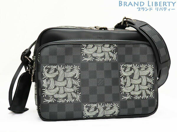【限定超美品】ルイヴィトン　LOUIS　VUITTON　ダミエ グラフィット　ナイルPM　クリストファーネメスコラボ　ロープ柄　斜め掛けショルダーバッグ　メッセンジャーバッグ　N41572　【中古】のサムネイル