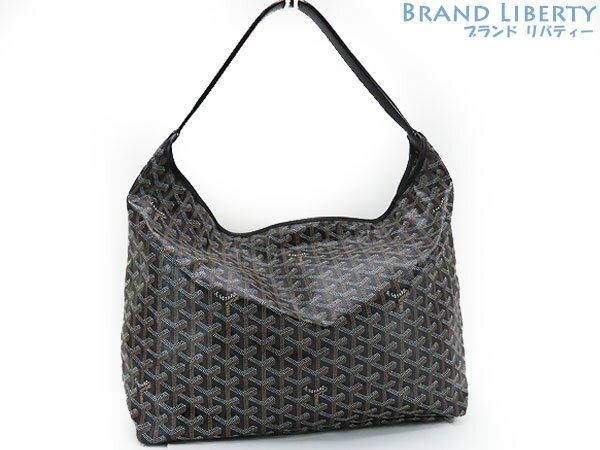 【美品】ゴヤール　GOYARD　フィッジ　ホーボー　ワンショルダーバッグ　セミショルダーバッグ　ハンドバッグ　ブラック　【中古】