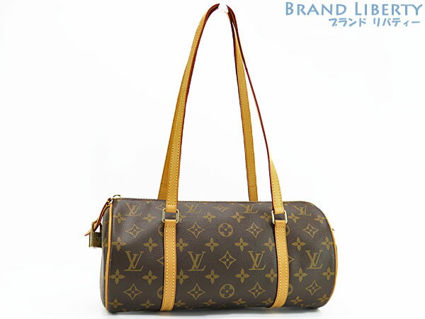 【レア美品】ルイヴィトン　LOUIS VUITTON　モノグラム　パピヨン 30　ハンドバッグ　ショルダーバッグ　新型　ダークブラウン　M40711　【中古】