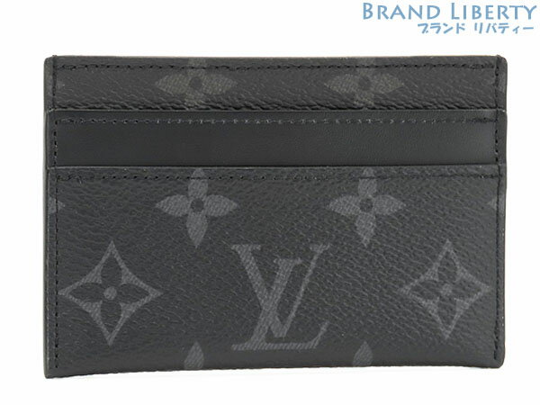 【新古品】ルイヴィトン　LOUIS VUITTON　モノグラムエクリプス　ポルト カルト ダブル　カードケース　パスケース　名刺入れ　ブラック　M62170　【中古】