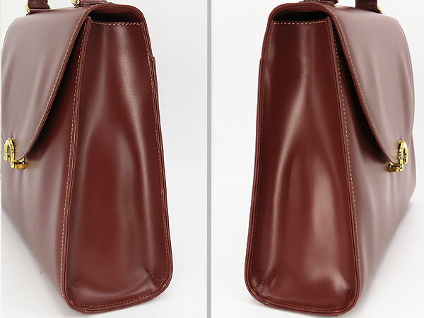 【ほぼ新品】カルティエ　Cartier　マストライン　ハンドバッグ　トップハンドルバ...