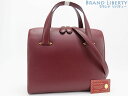 【美品】カルティエ Cartier マストライン 2WAY ハンドバッグ ショルダーバッグ ボストンバッグ ボルドー カーフレザー L1000217 【中古】(4)