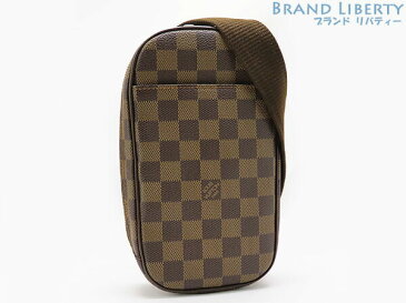 【新品同様】ルイヴィトン　LOUIS VUITTON　ダミエ　ポシェットガンジュ　スペシャルオーダー SPO　ボディバッグ　ウエストバッグ　ウエストポーチ　N48048 N51870　【中古】